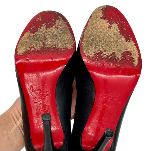 Christian Louboutin Nappa Leather Black Platform ‘New Simple‘ 100 Pumps Size 36 - Picture 7 of 7